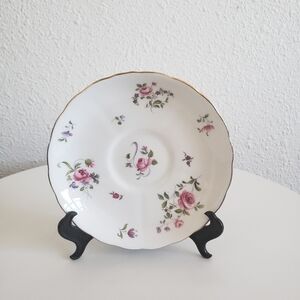 #Royal Tuscan Made In England Fine Bone China Saucer Small Plate Roses